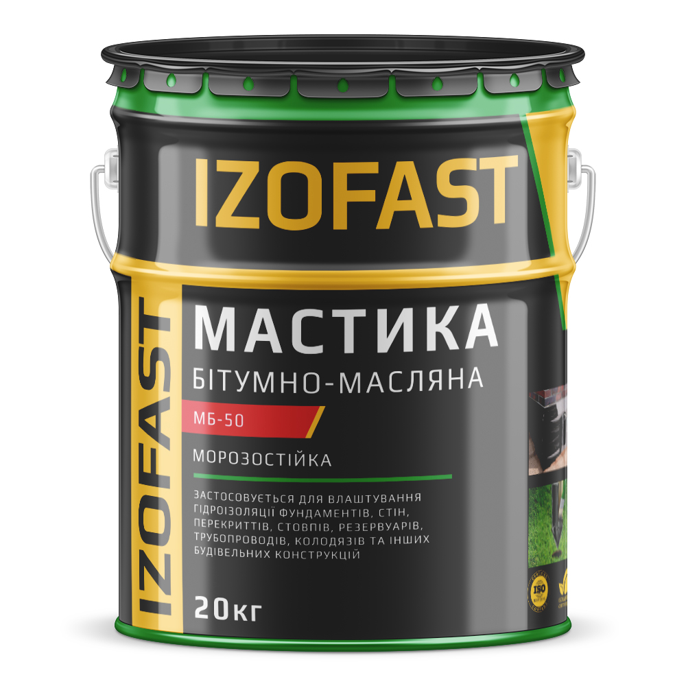 Мастика бітумно-масляна МБ-50 IZOFAST